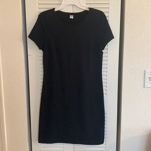 Old Navy Black T-Shirt Dress